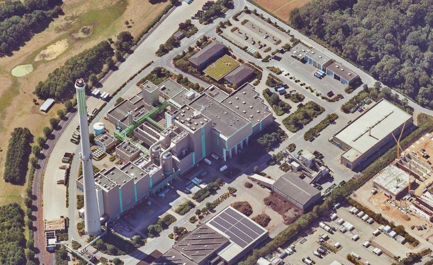 Schrägluftbild von Norden, Abfallentsorgungszentrum Asdonkshof