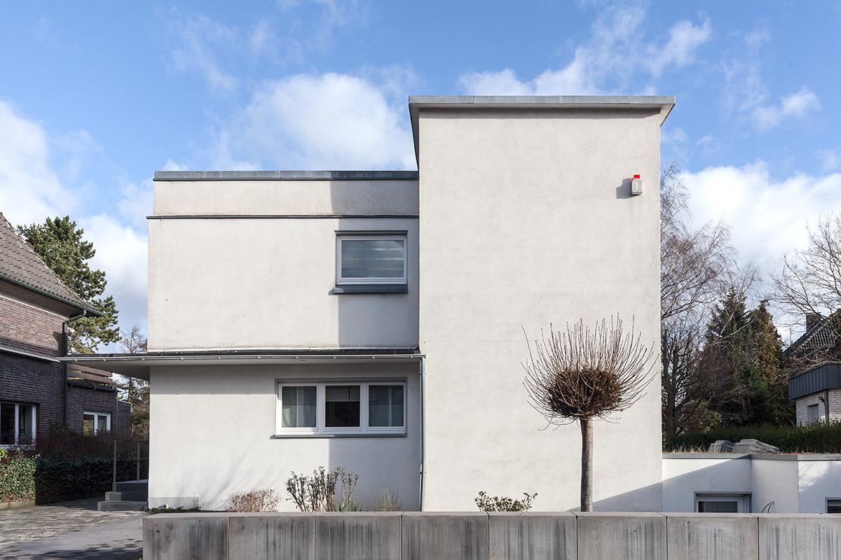 Hamm, Haus Oldemeier, Frontalansicht von der Elchstraße