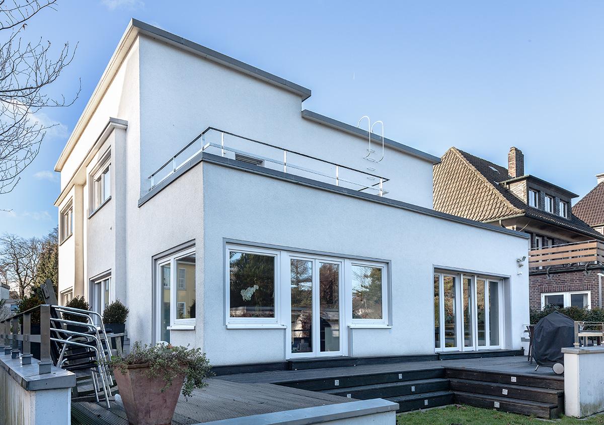 Hamm, Haus Oldemeier, Gartenansicht