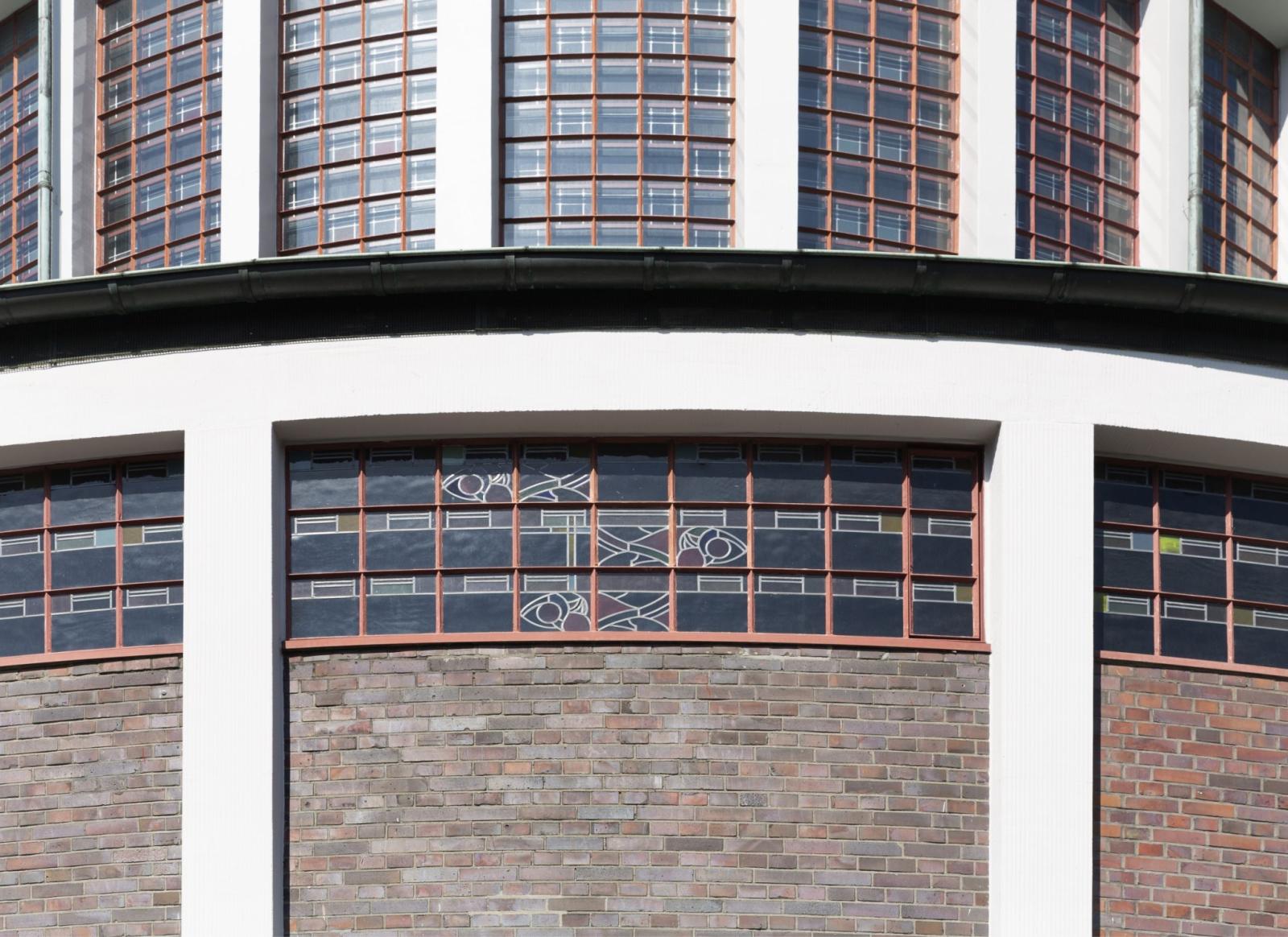 Detail Fassade Auferstehungskirche Essen