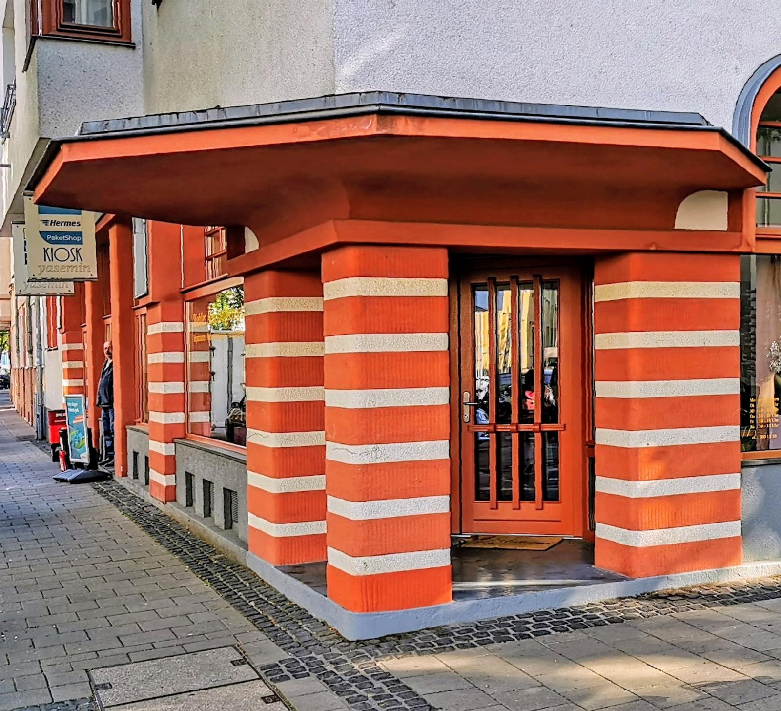 Detailansicht Eingangsbereich in der Naumannsiedlung