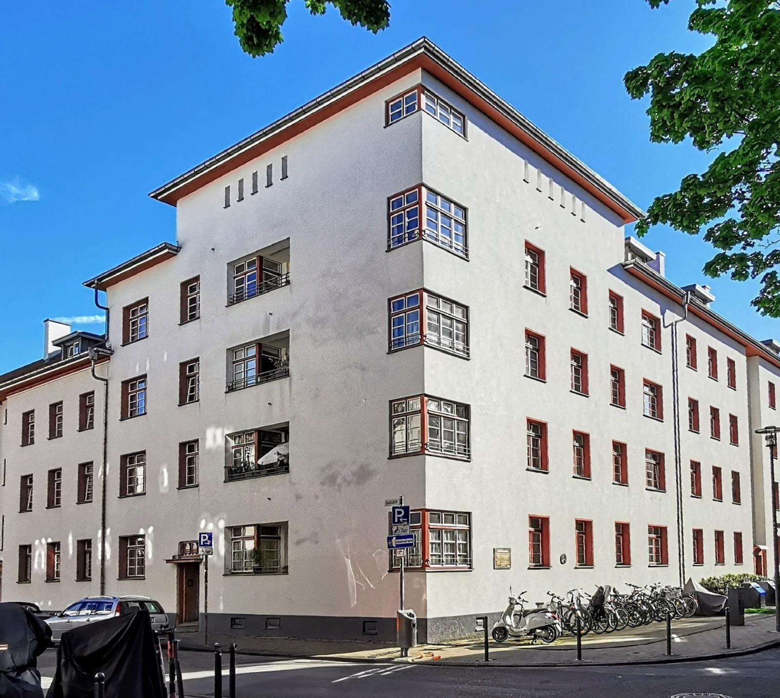 Eckansicht in der Naumannsiedlung