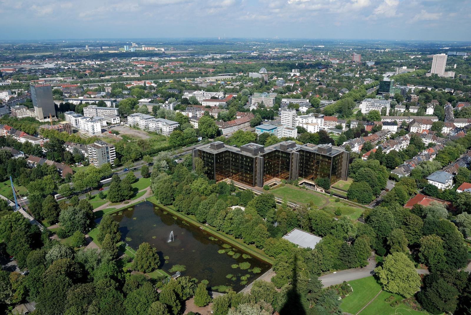 Der Kaiserhain 2010 vom Florianturm aus gesehen