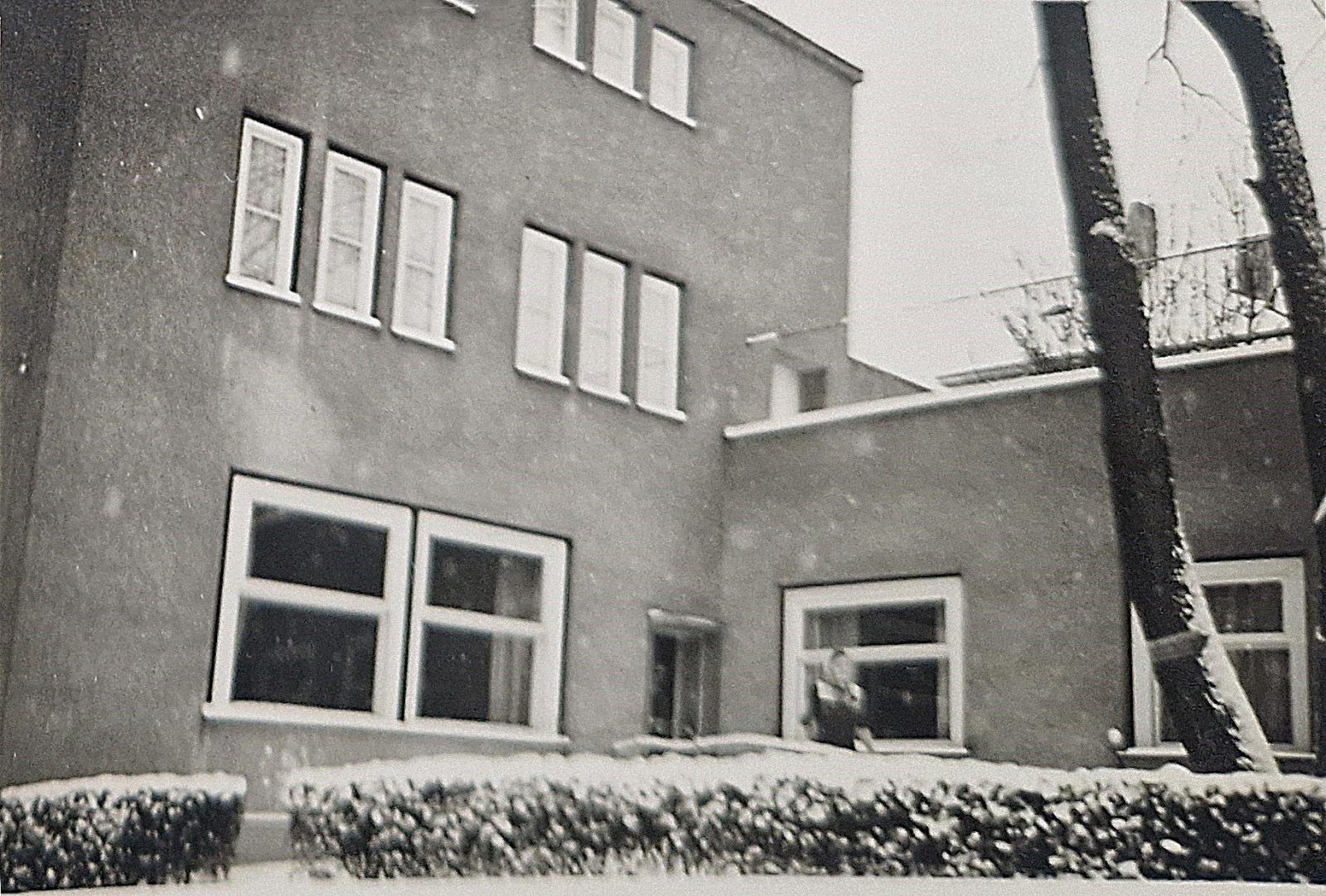 Gartenseite Januar 1940
