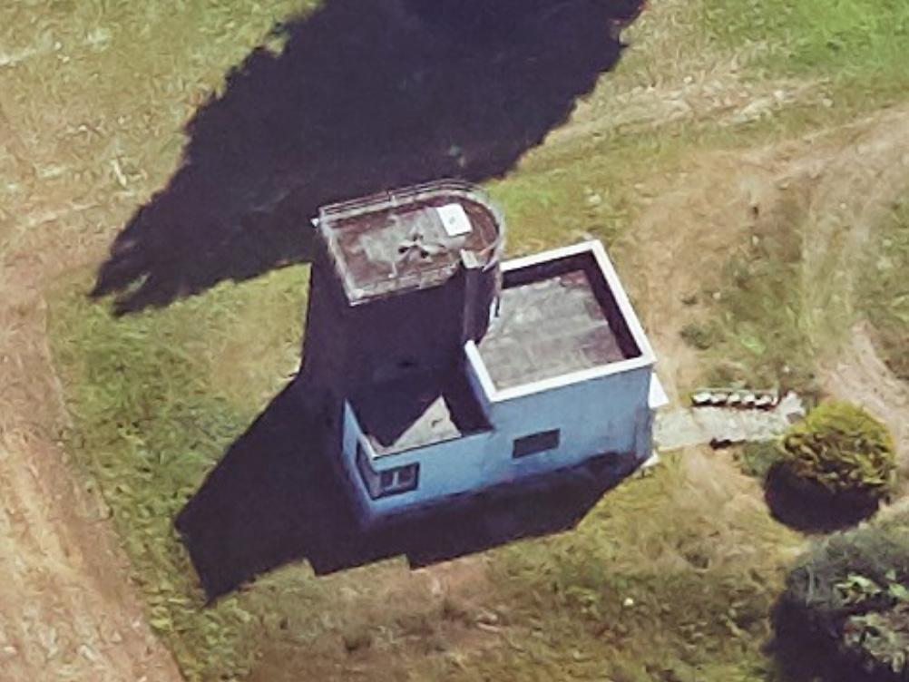 Schrägluftbild Pumpstation in Rheinberg