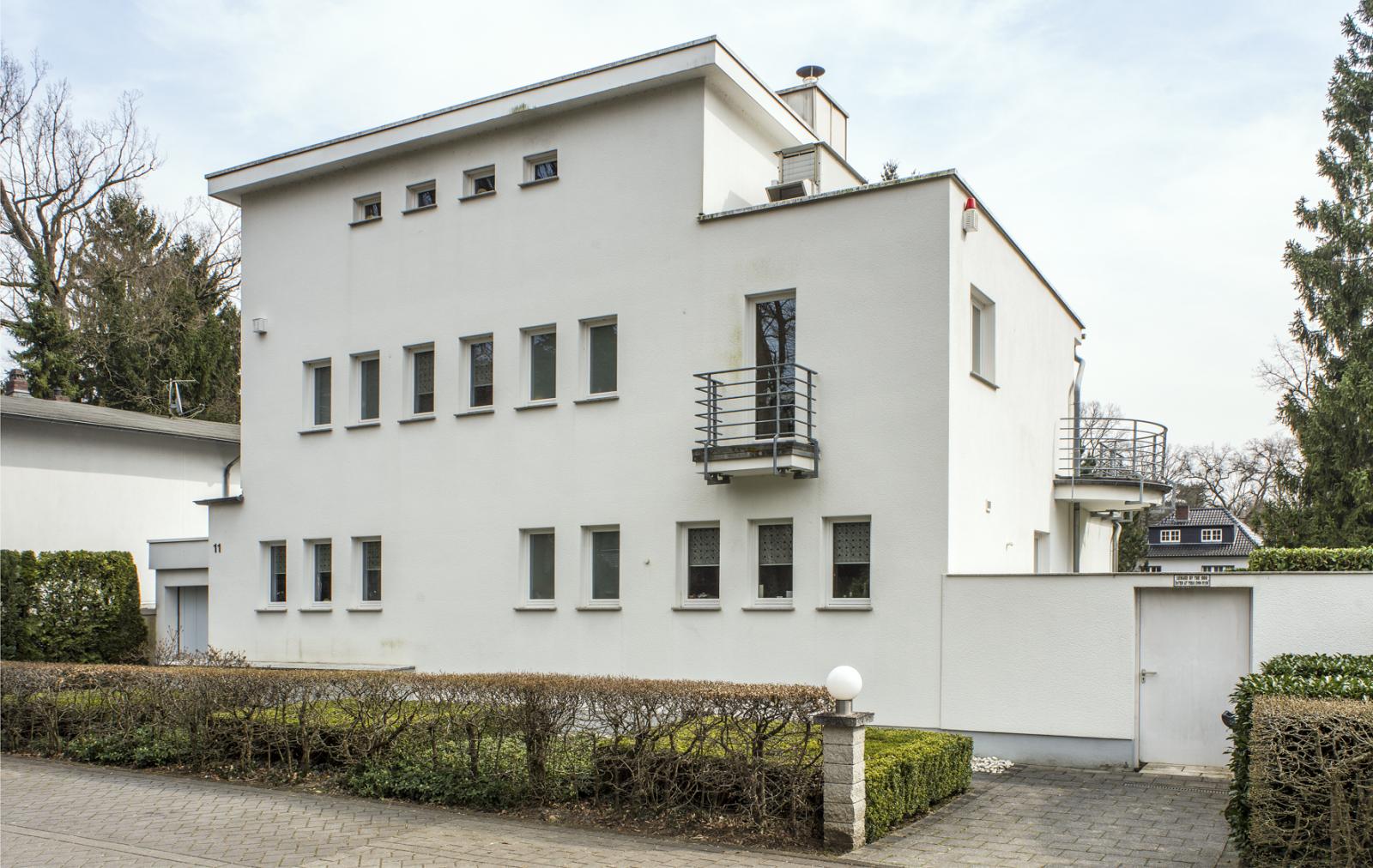 Frontansicht des Hauses Heise auf der Parkstraße 11