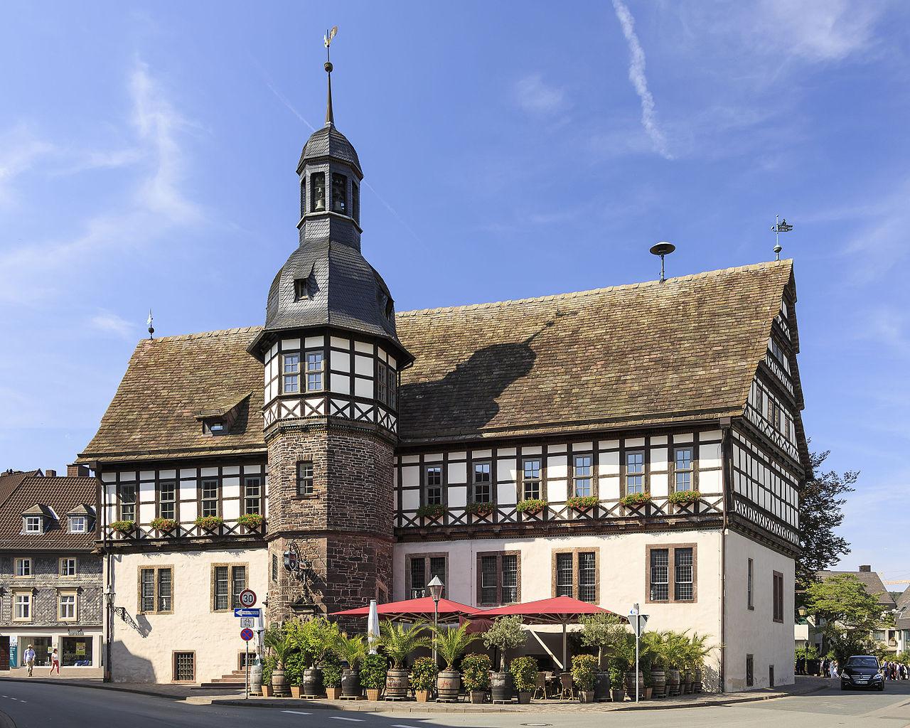 Rathaus der Stadt Höxter im Historischen Stadtkern
