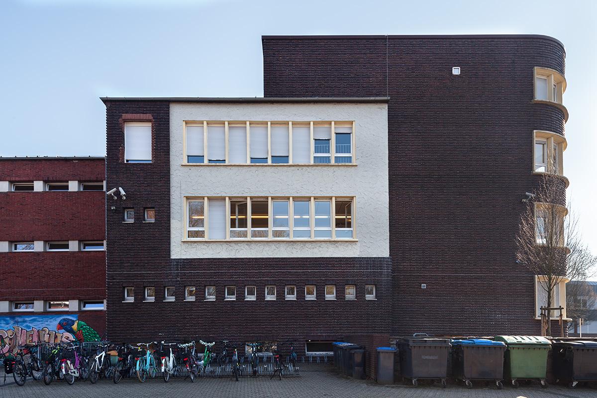Datteln, Comenius-Gymnasium, Seitenansicht