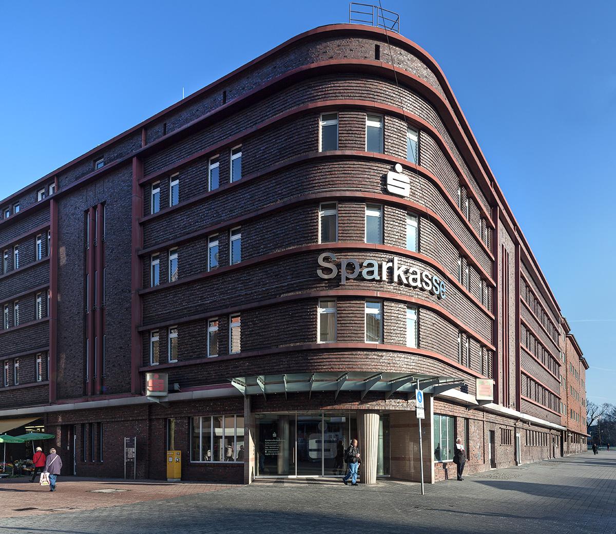 Herne-Wanne-Eickel, Siedlung Roter Block, Ecke Amtmann-Winter-Str., Hauptstr. 