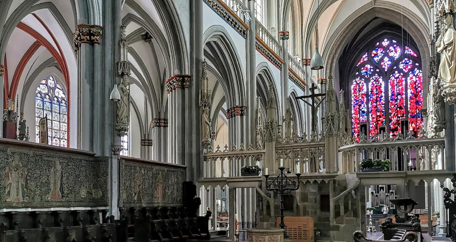 Innenraum Dom St. Viktor, Blick nach Südwest