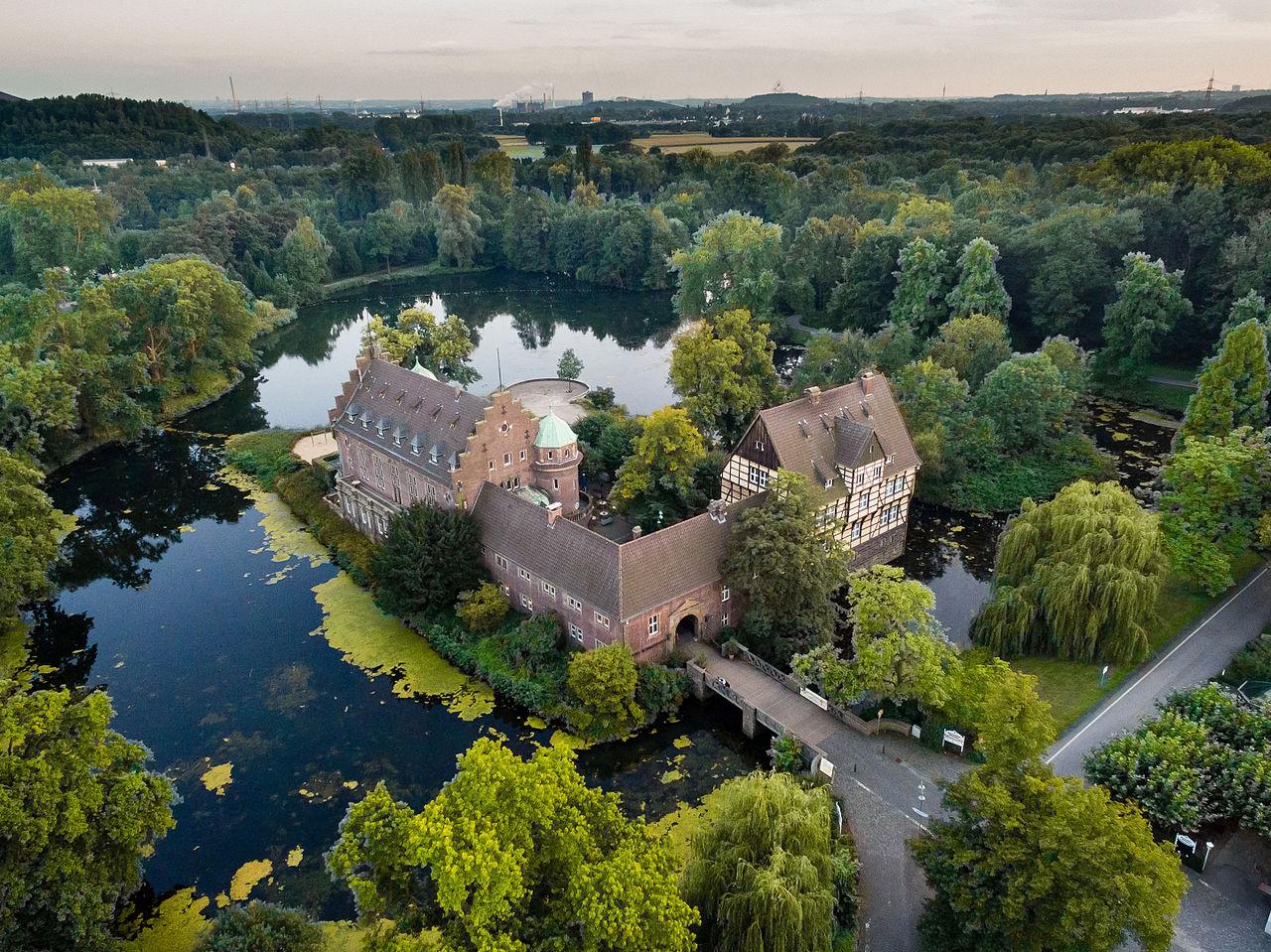 Luftbild Schloss Wittringen