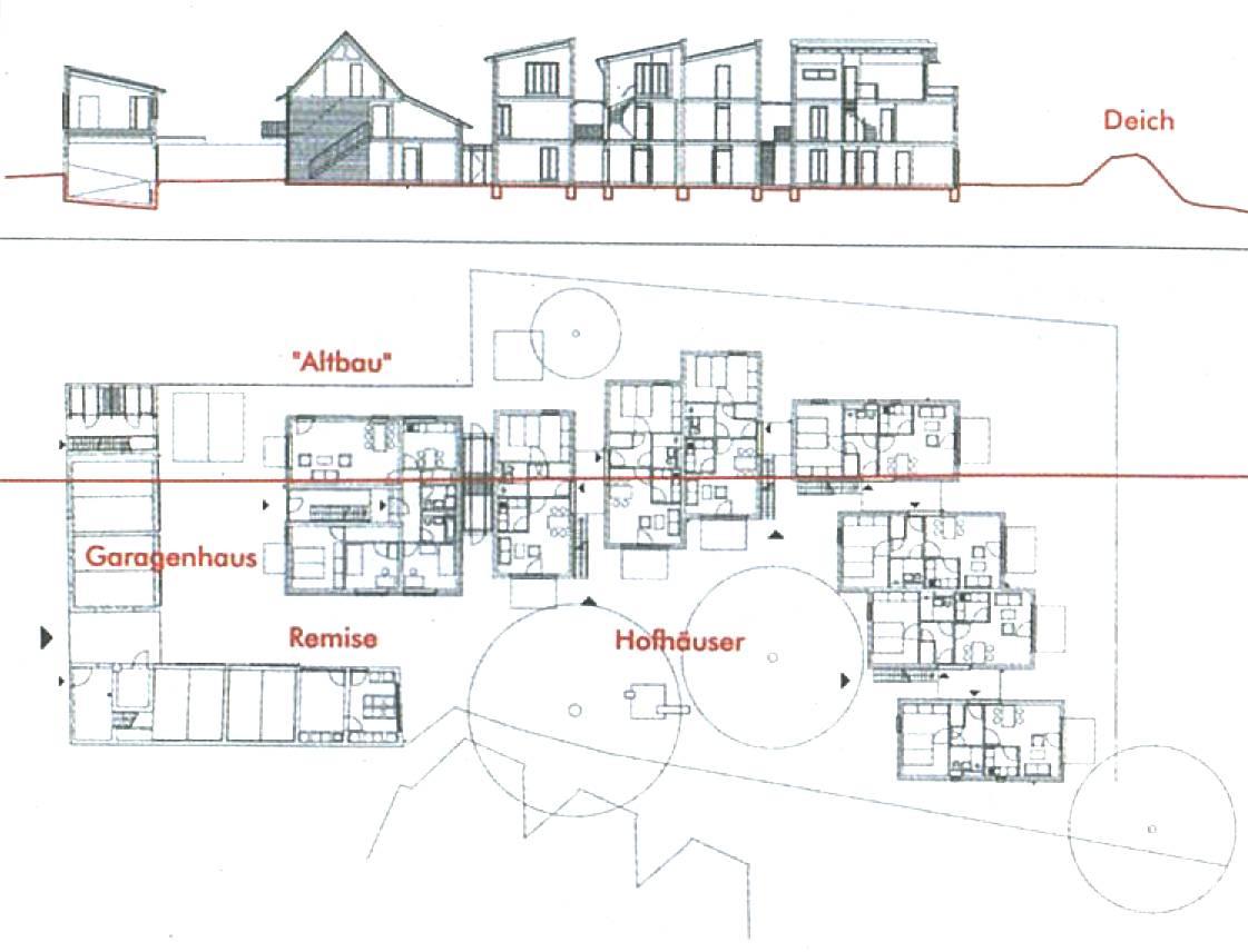 Grundriss und Schnitt