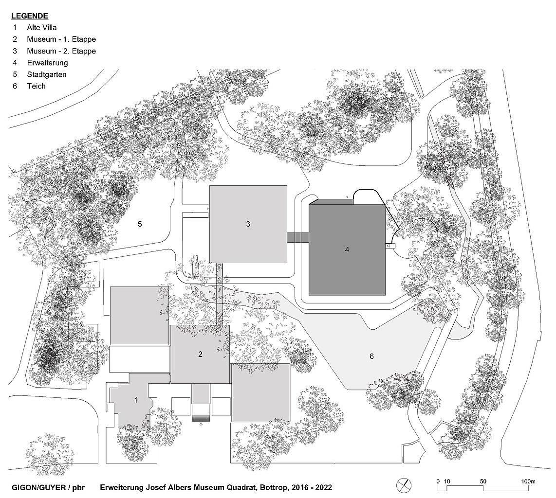Lageplan Josef Albers Museum Quadrat