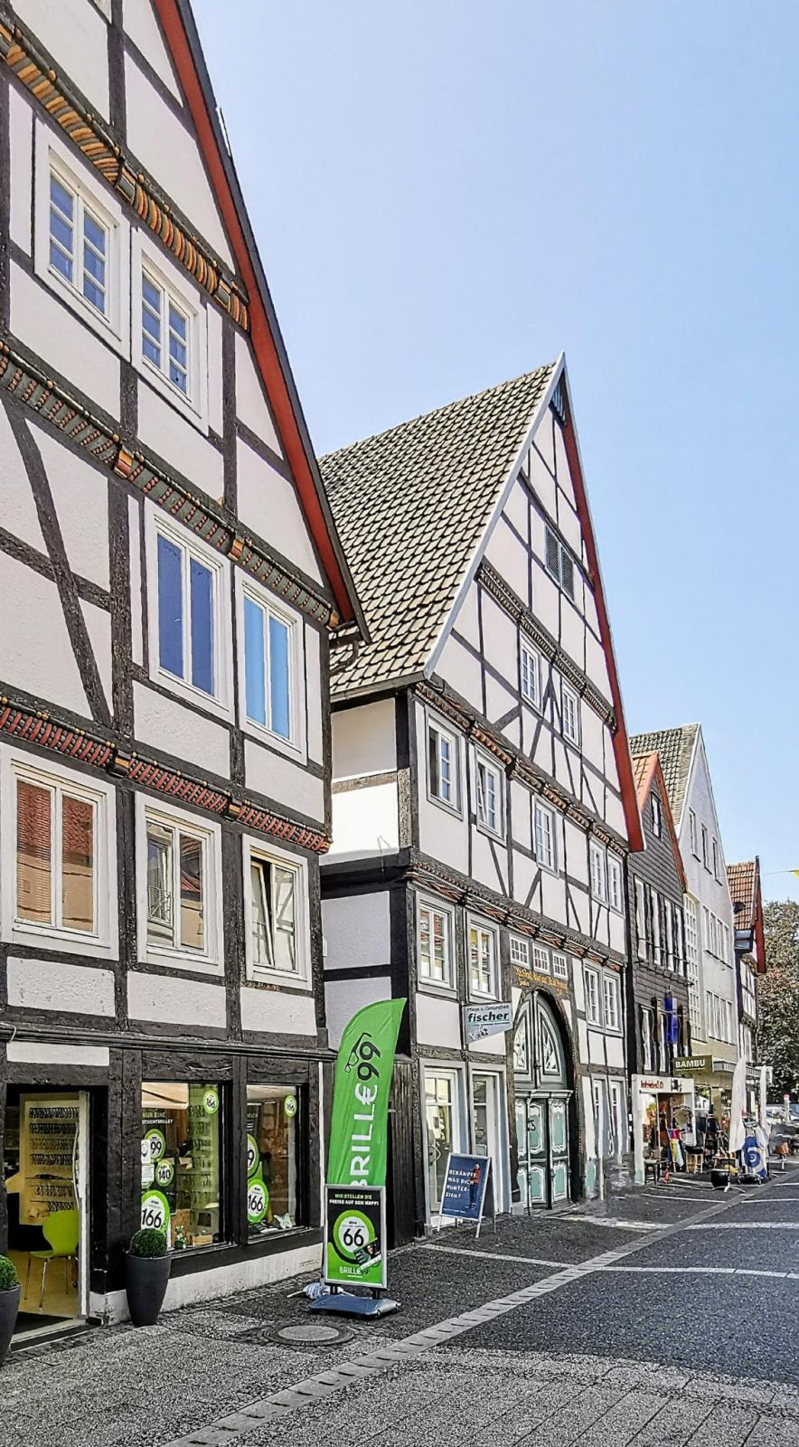 Straßenansicht Altstadt von Lippstadt