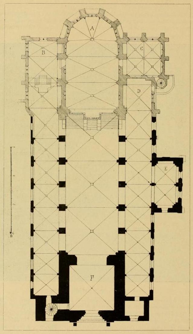 Grundriss Münster St. Vitus Mönchengladbach