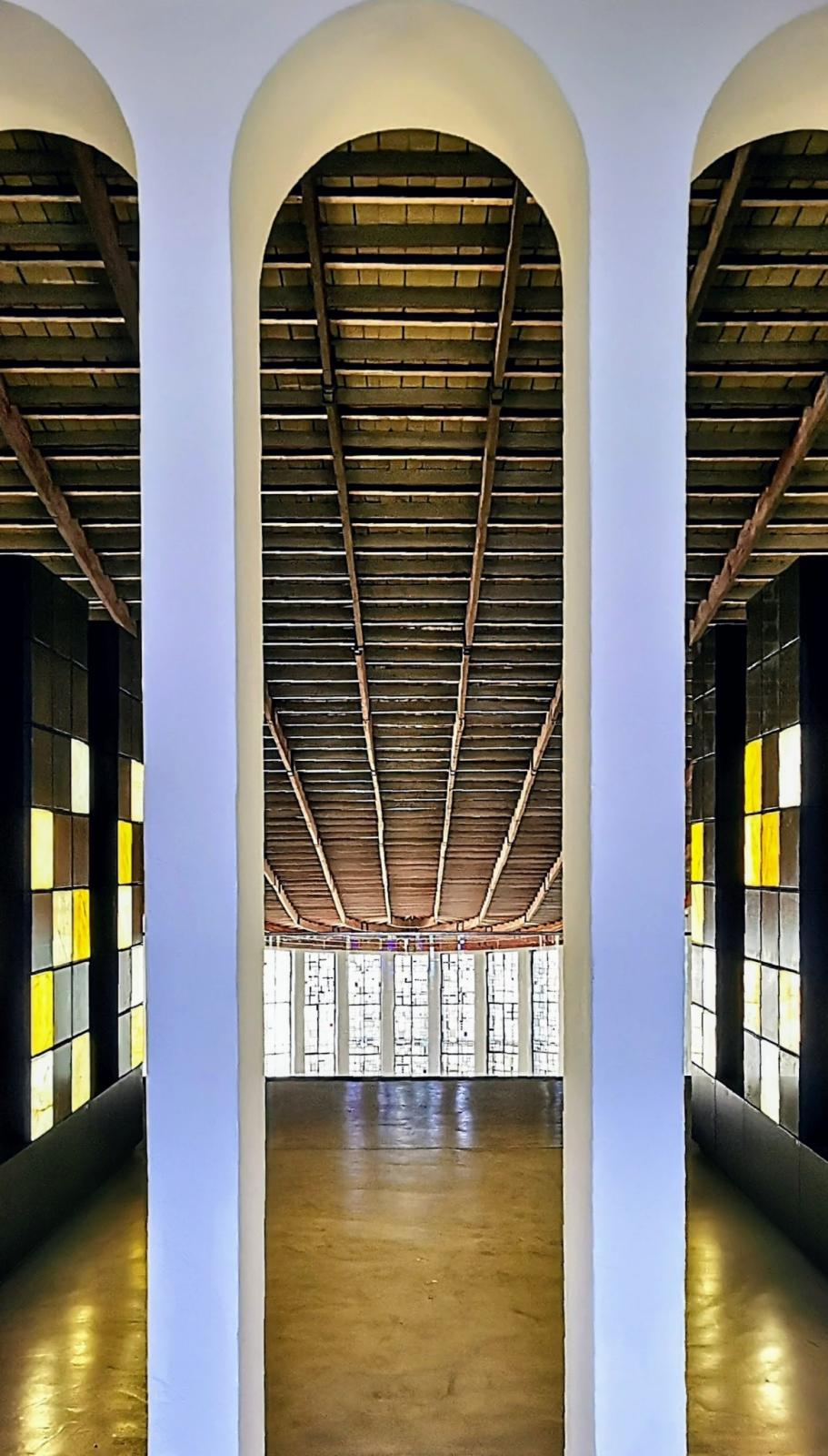 Kolumbarium auf der obersten Empore