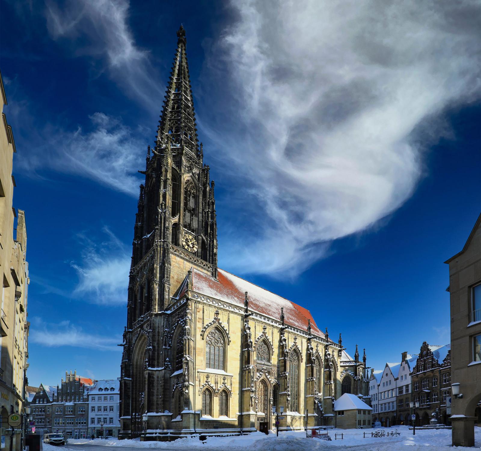 Südostansicht St. Lamberti in Münster