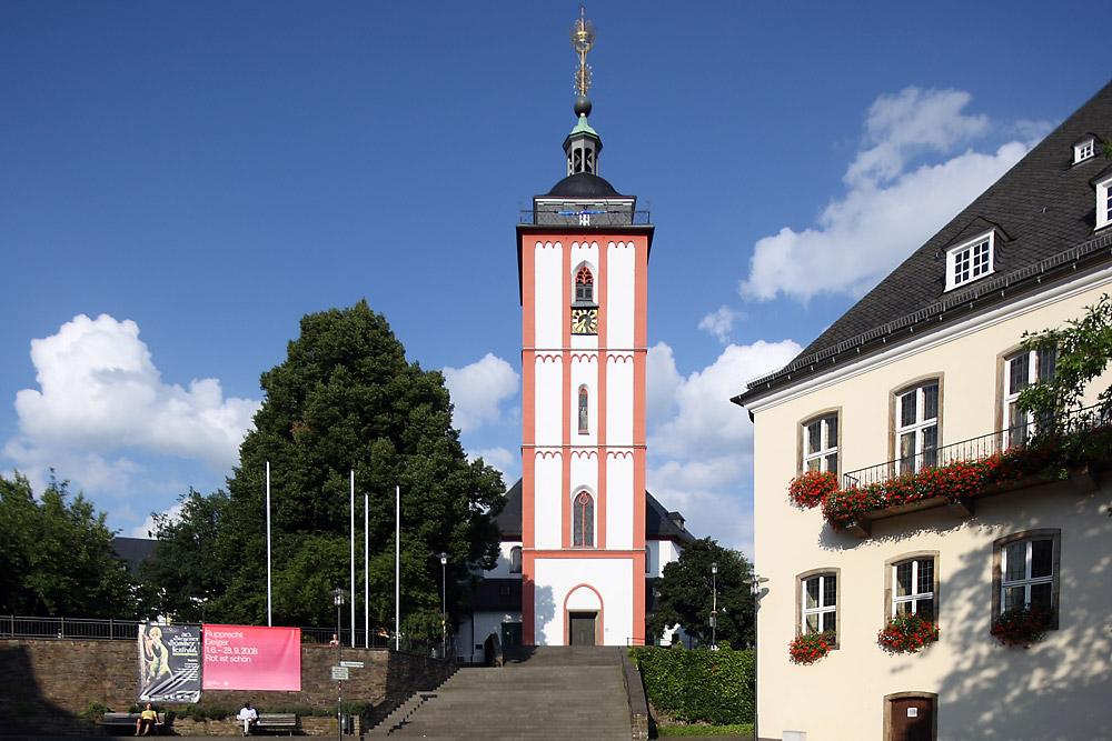Ansicht Kirchturm vom Marktplatz