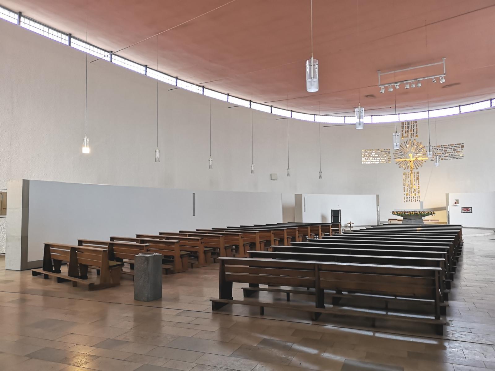 Kirchenraum St. Barbara Marl
