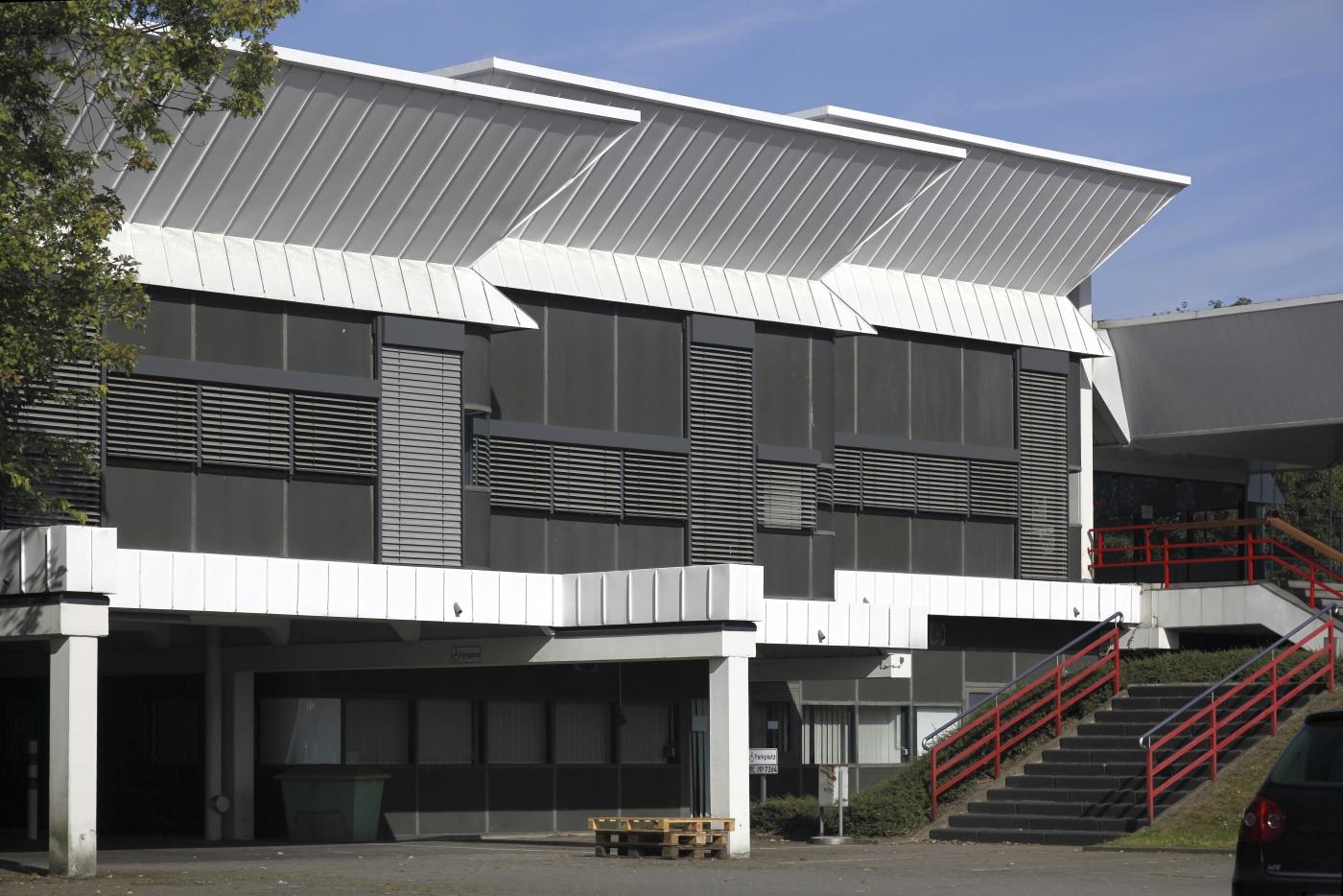 terrassierte Flächen des Baukörpers