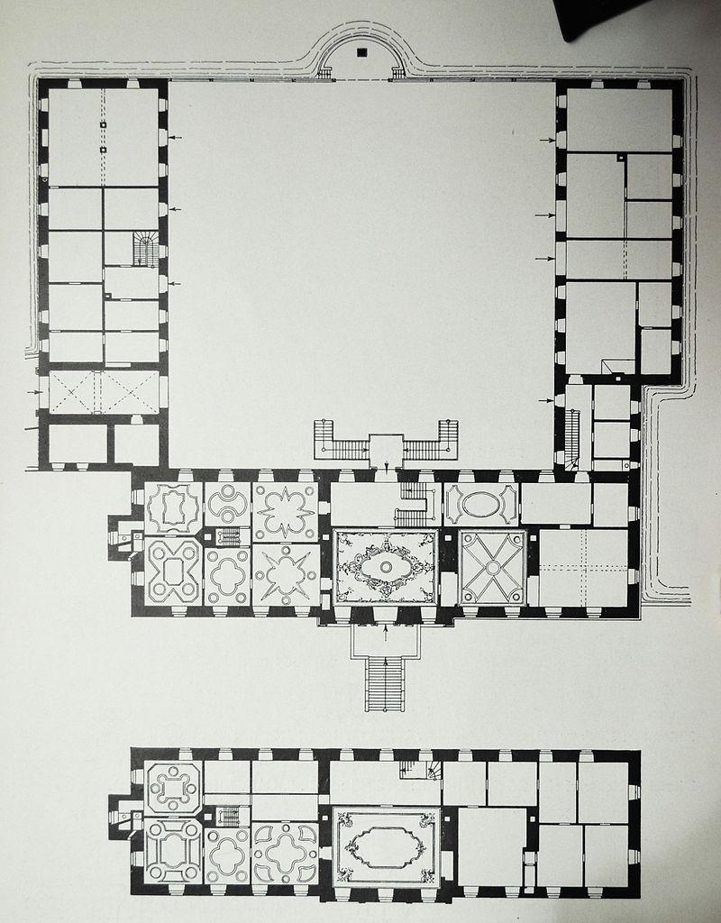Schloss Alme, Grundriss Gesamtanlage