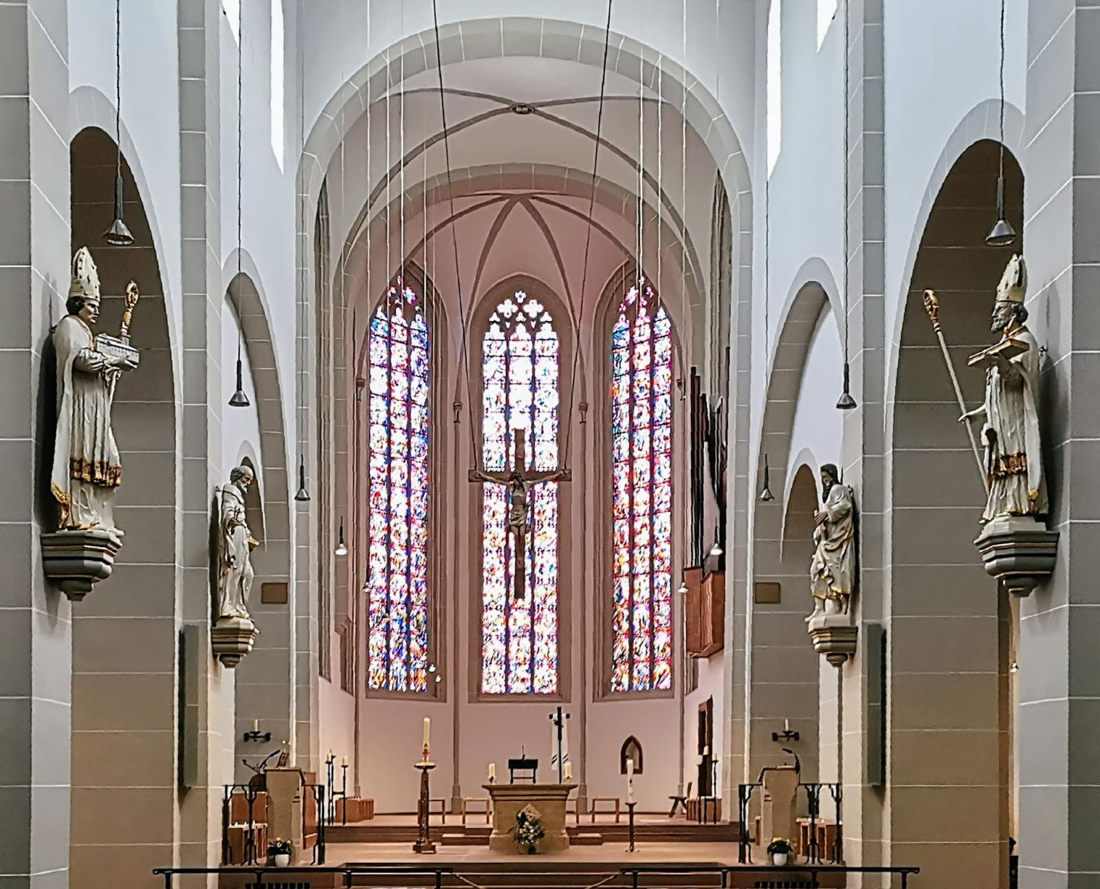 Chor der Abteikirche von innen
