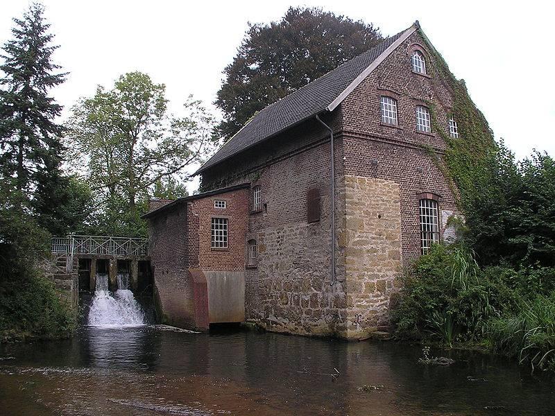 Wasserseite Tüshaus Mühle in Dorsten