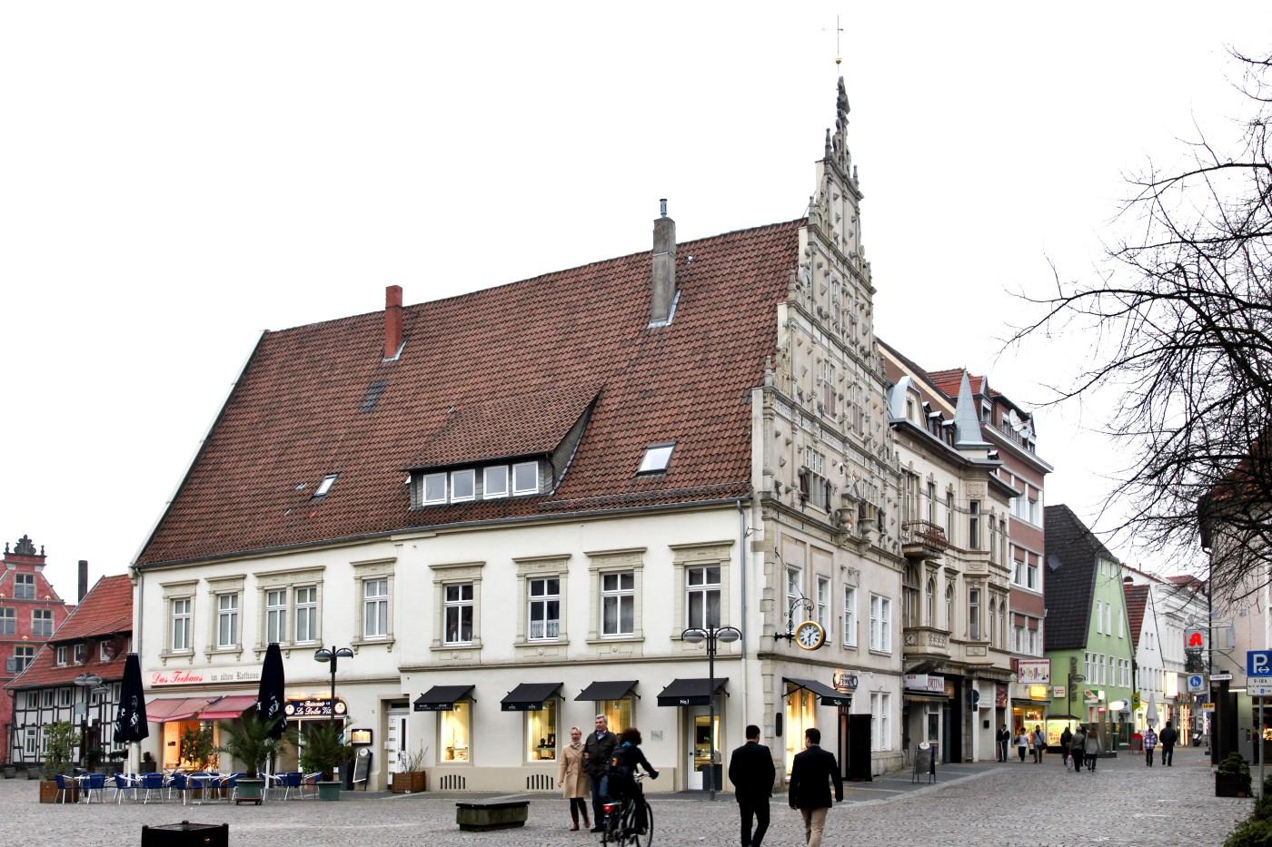 Neustädter Rathaus am Neuen Markt in Herford