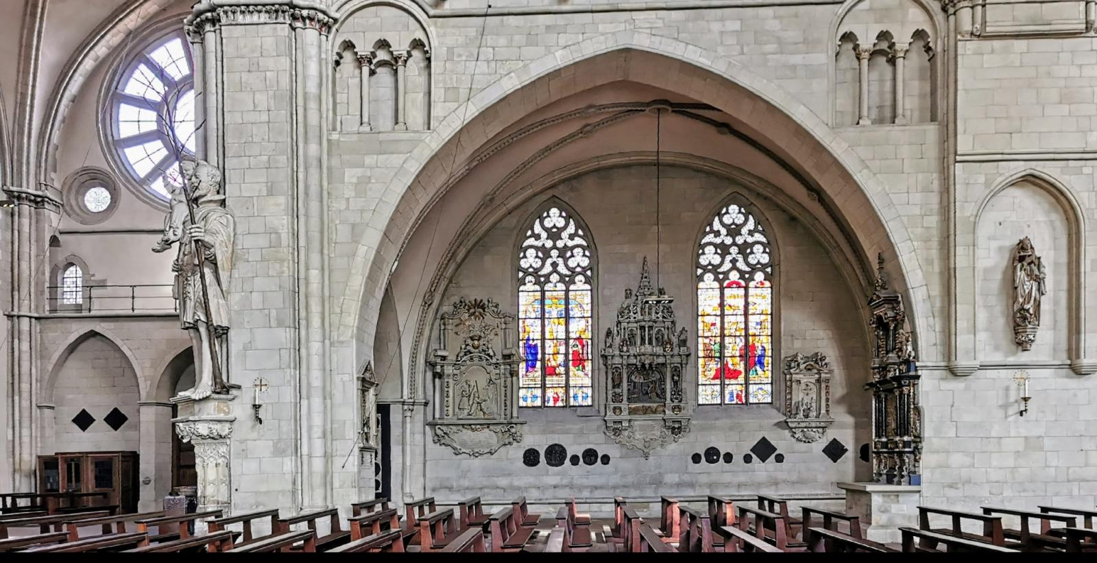 Nördliches Seitenschiff des St.-Paulus-Doms in Münster