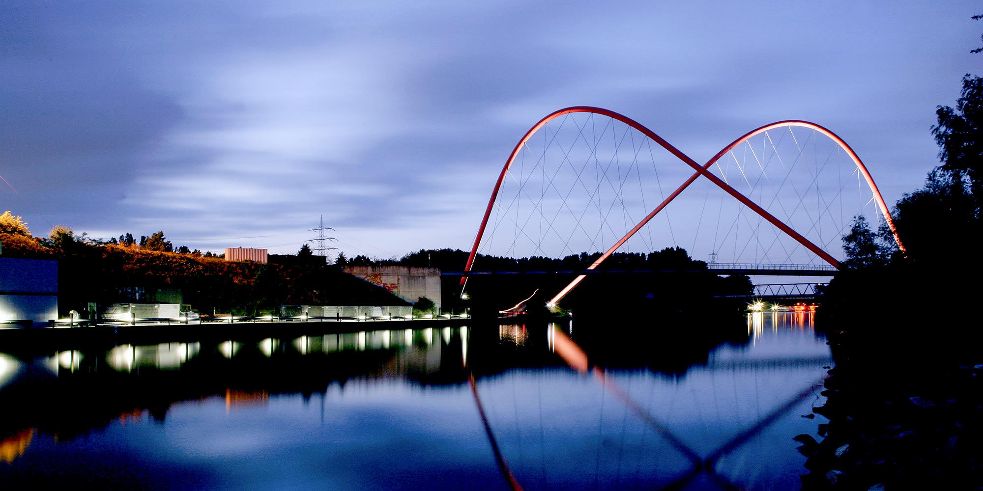 Doppelbogenbrücke Nordsternpark Gelsenkirchen