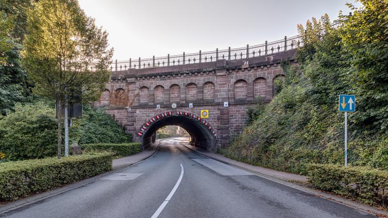 Schiefe Brücke von Olfen