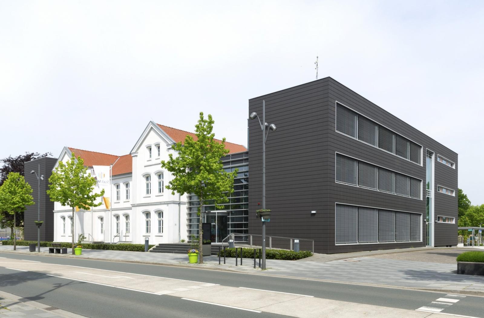 Sanierung und Anbau Rathaus Verl Verl, Architektur baukunstnrw