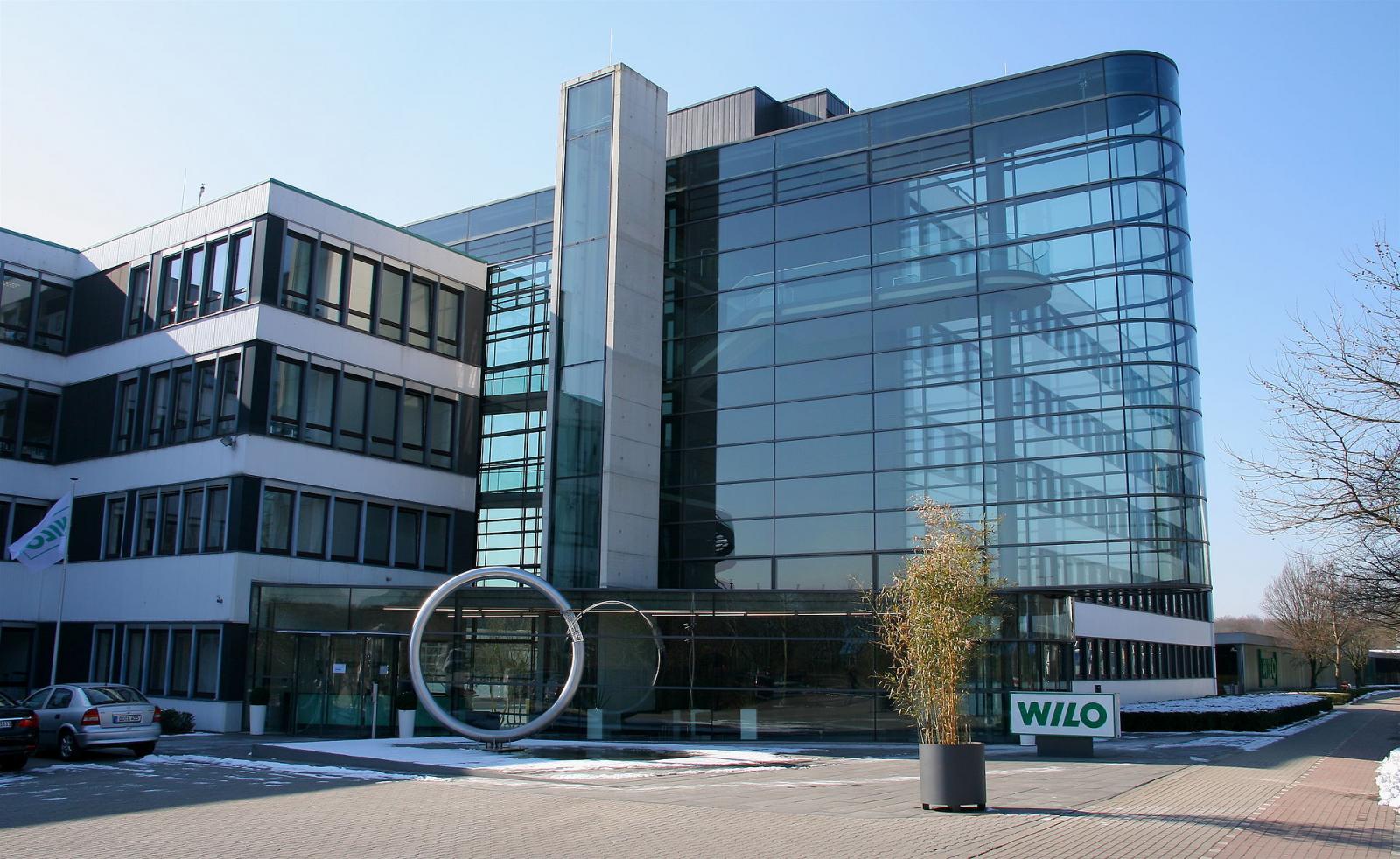 Haupteingang Wilo SE Dortmund, Architektur - baukunst-nrw