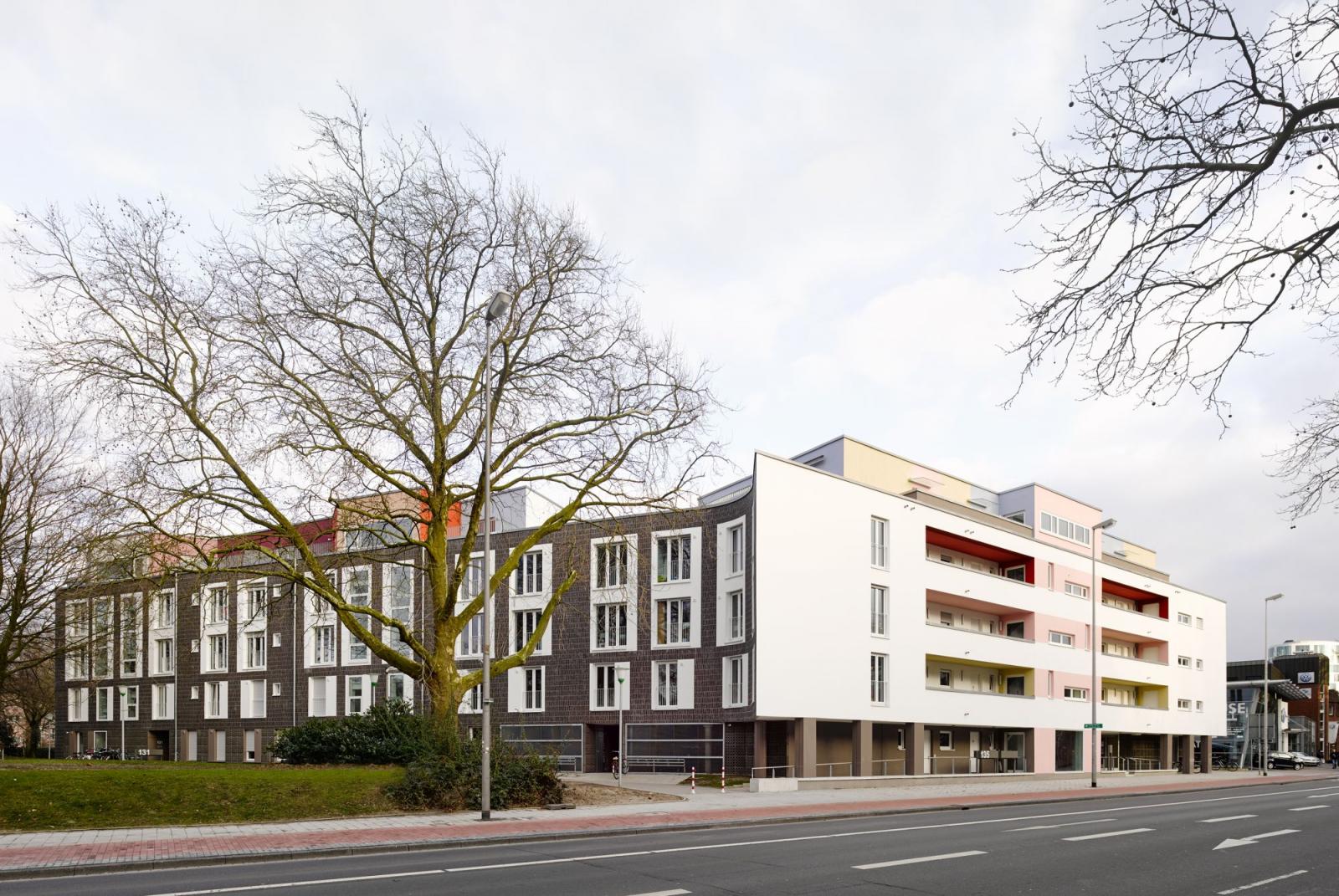 Wohnbau Hammer Straße Münster, Architektur baukunstnrw