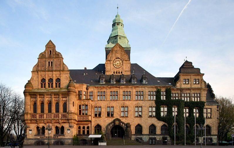Rathaus Recklinghausen Recklinghausen, Architektur baukunstnrw